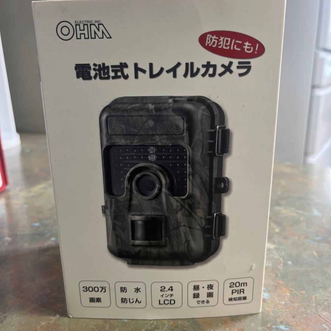 OHM 電池式トレイルカメラ 300万画素