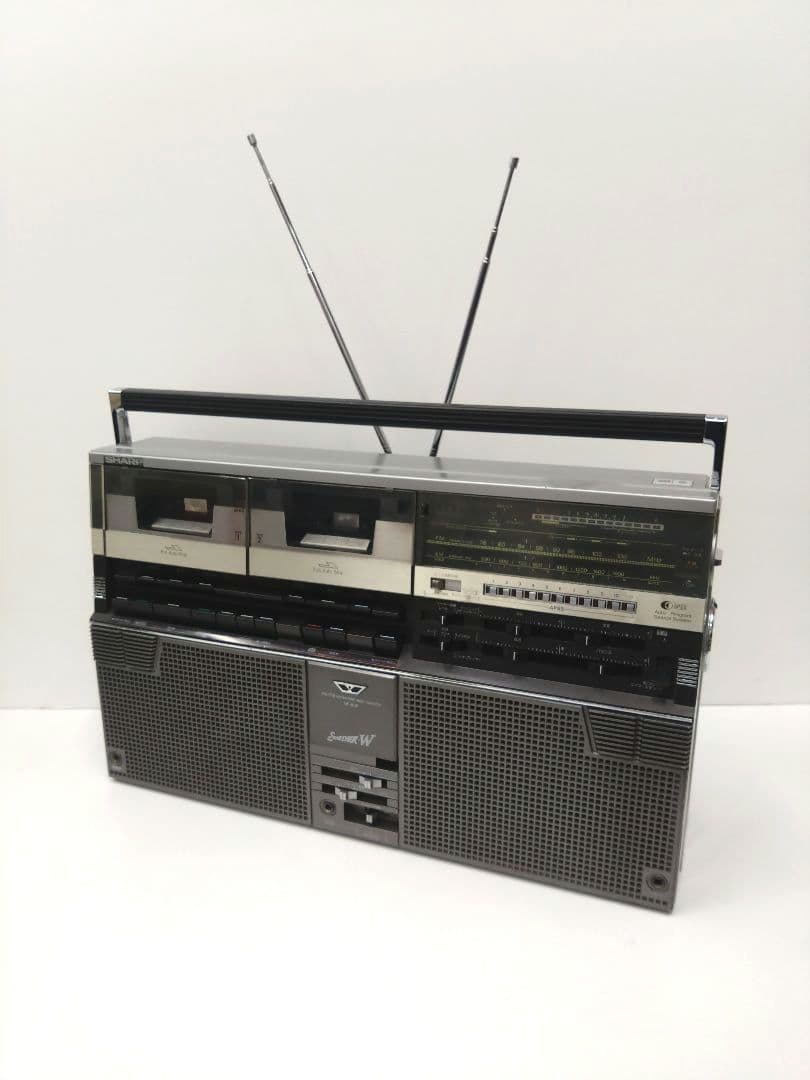 希少 SHARP GF-808 ラジオ カセットレコーダー ザ・サーチャー W