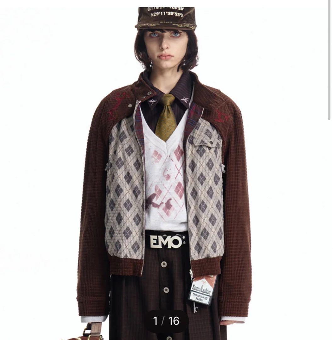 ジャケット・アウター emobrother Reversible Corduroy Waffle L