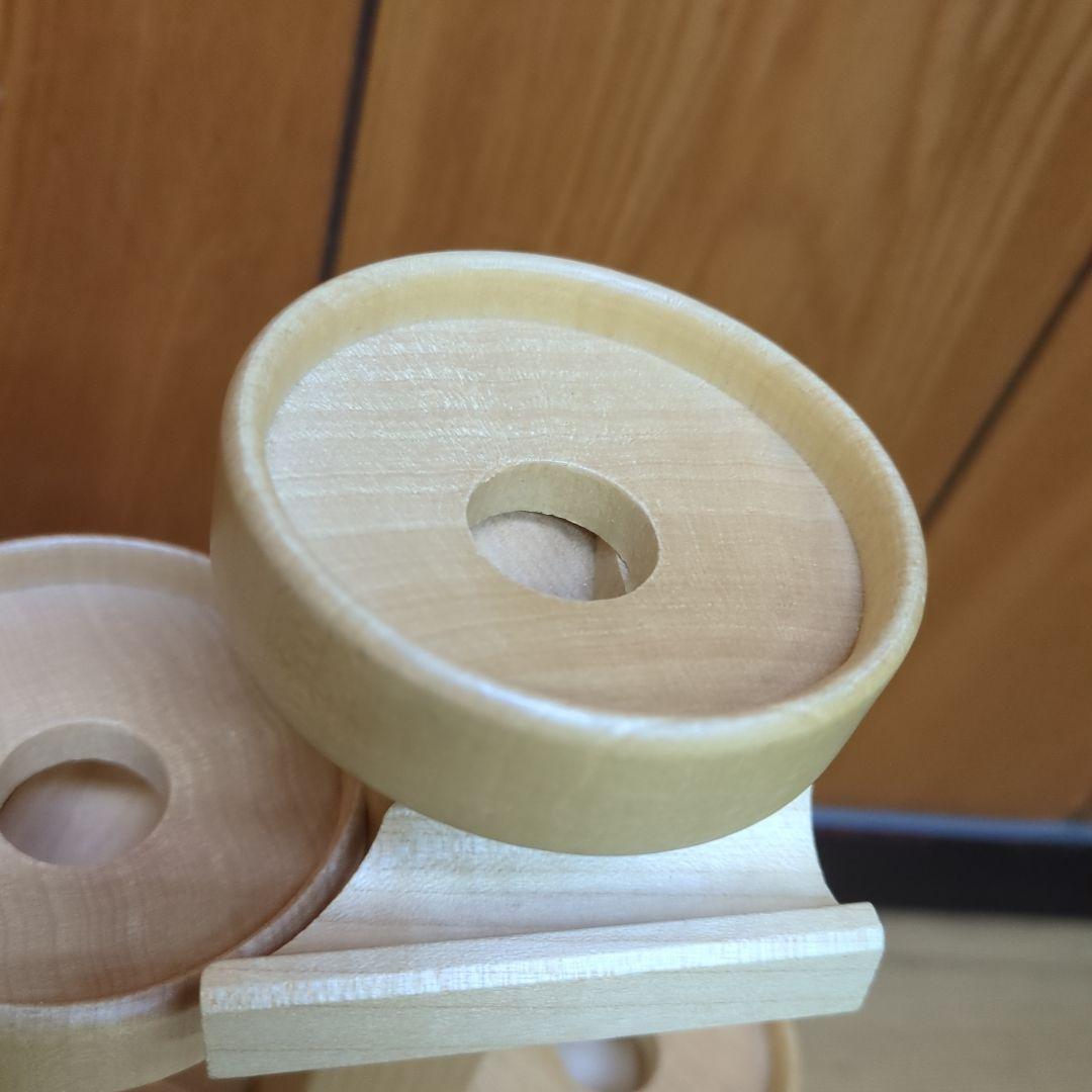 Tower of Plates 知育玩具　ベック社　玉の塔　白木 BECK社