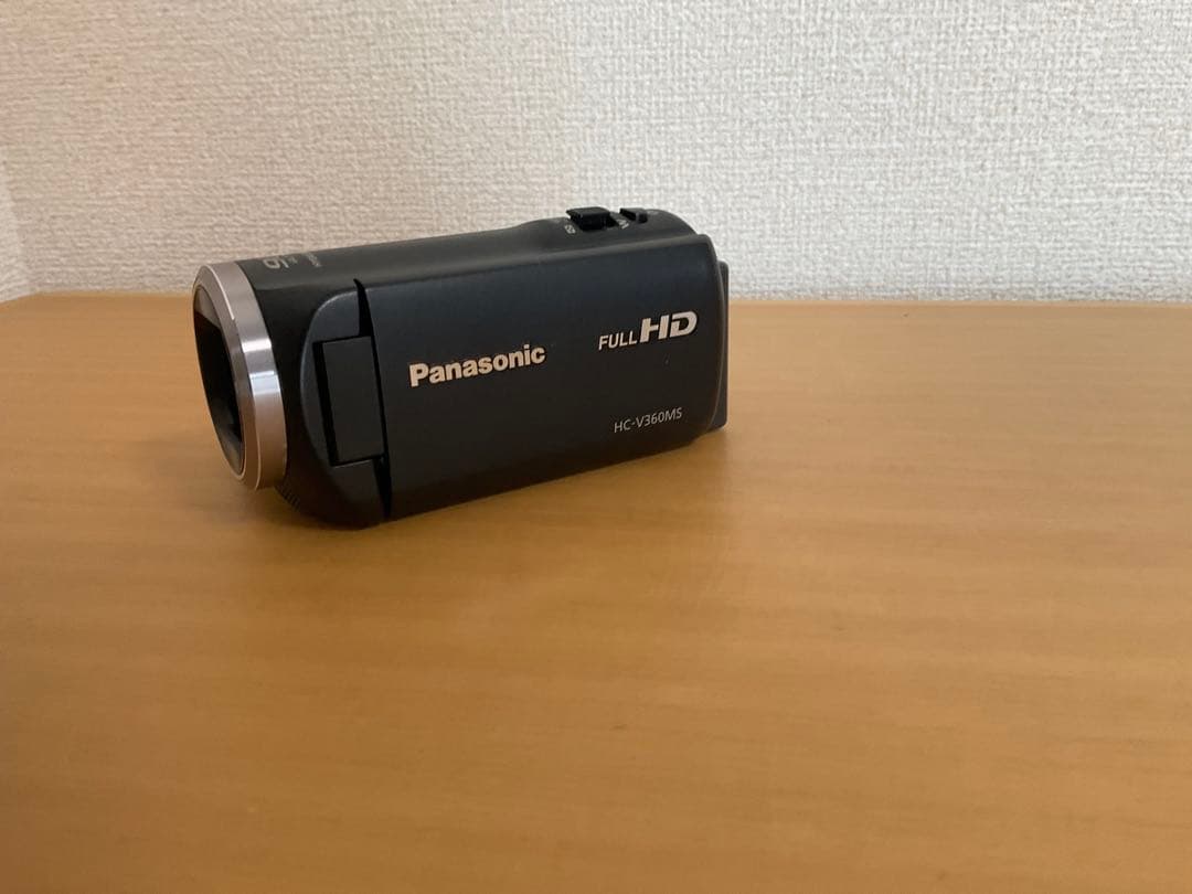 【美品】パナソニック ビデオカメラ HC-V360MS ホワイト ズーム90倍