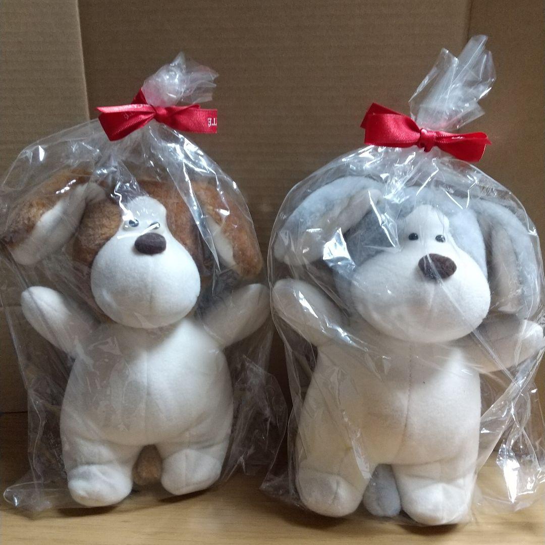 野村トーイ。レトロちちんぷいぷいぬいぐるみ2点。