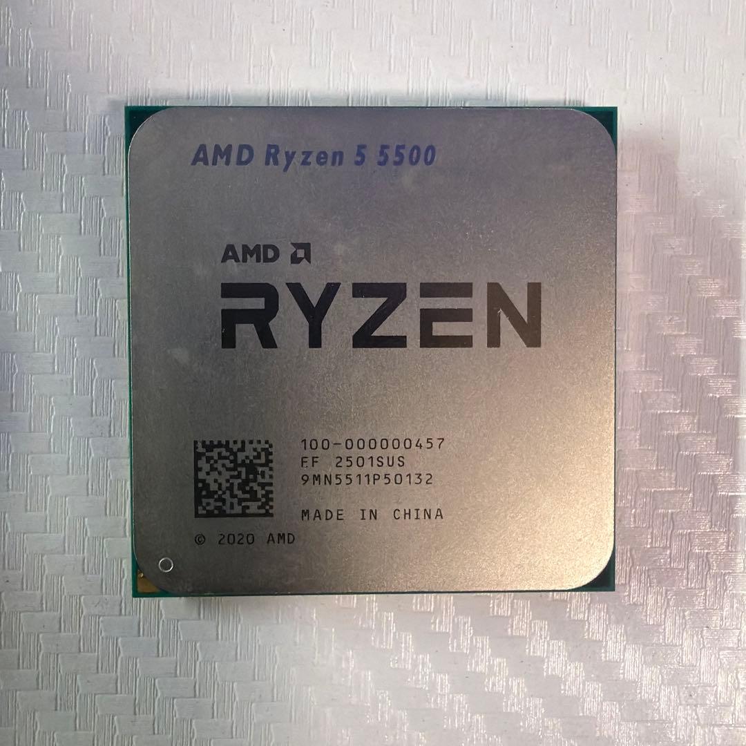 AMD Ryzen 5 5500 CPU 本体のみ 動作確認済