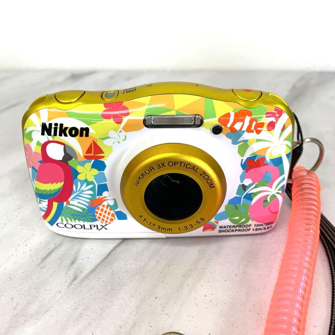 $【動作未確認】ニコン COOLPIX W150 リゾートカラーモデル　防水性