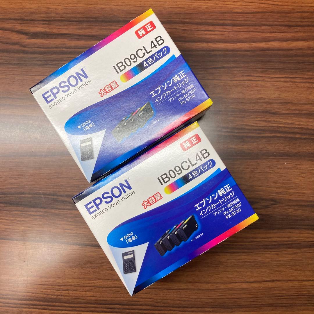 EPSON　純正インクカートリッジ　IB09CL4B　大容量　2個セット①