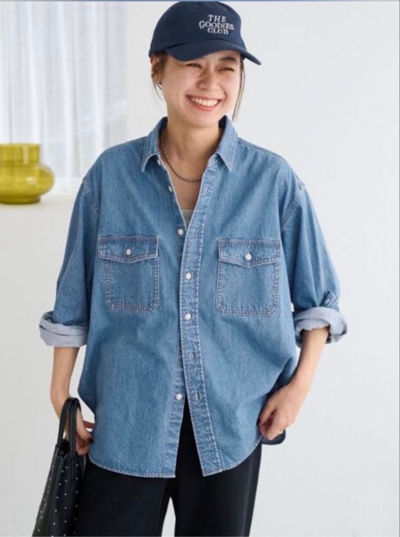 JOURNAL STANDARD relume 9oz C/Rデニムワークシャツ