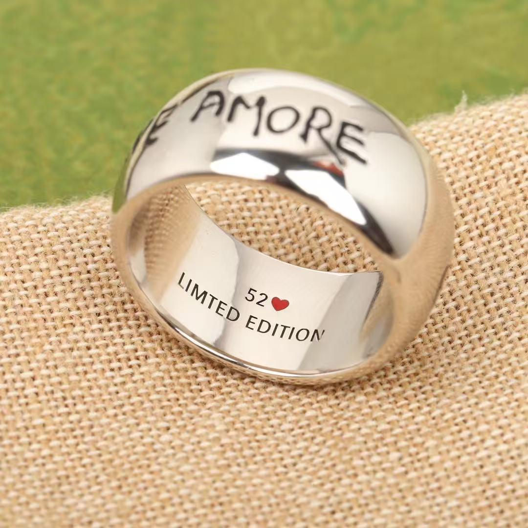 GUCCI シルバーリング サイズ12 SOAVE AMORE