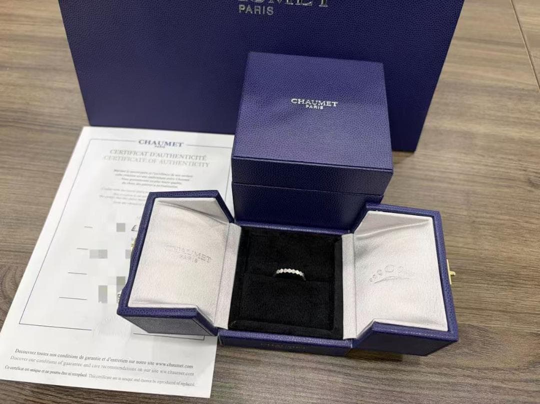 ショーメ Chaumet ビー マイ ラブ ハニカム リング K18WG 52号