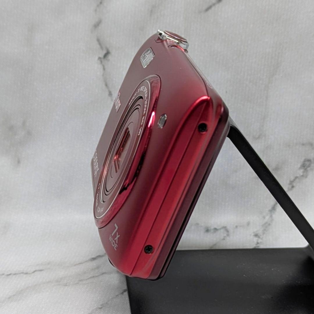 ​Nikon ニコン COOLPIX S3500 レッド デジカメ コンデジ