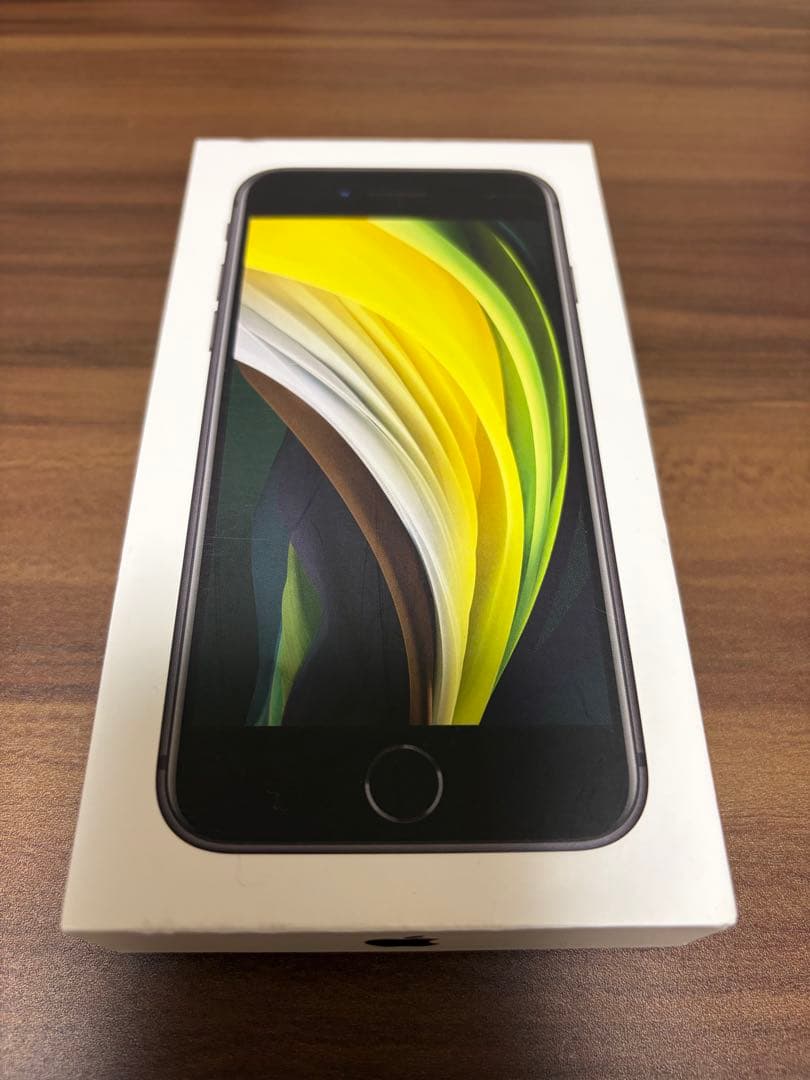 iPhone SE (第2世代) ブラック 画面ひび割れあり