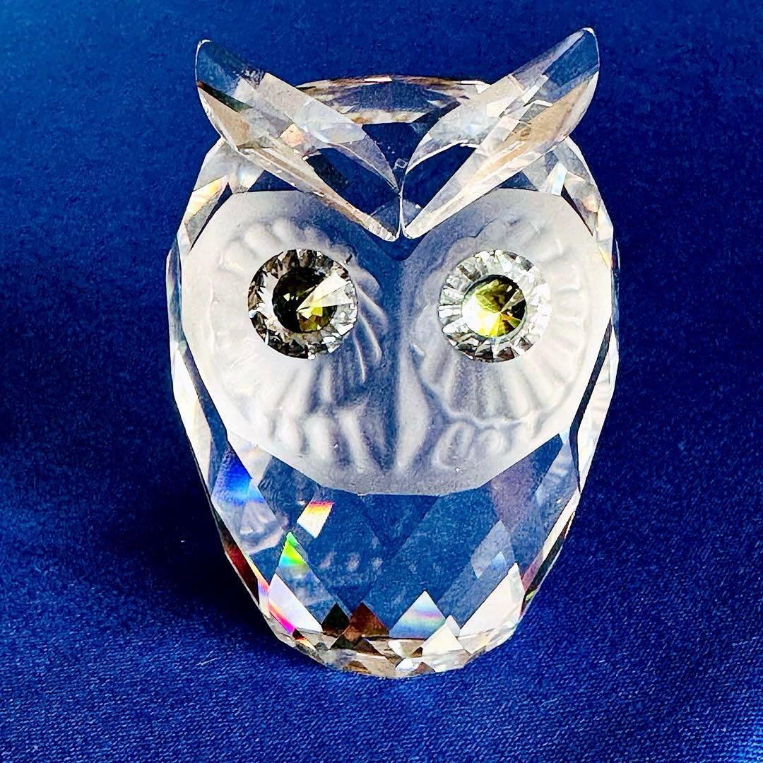 週末セール‼️SWAROVSKI フクロウ（大）クリスタル☆スワン刻印あり❗️