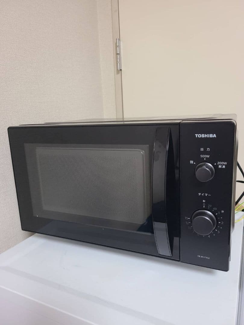 J*R様 TOSHIBA 電子レンジ 黒　ER-M17YE3 2025年製　動作