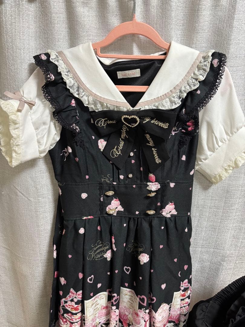 LIZLISA ワンピース 黒 size0