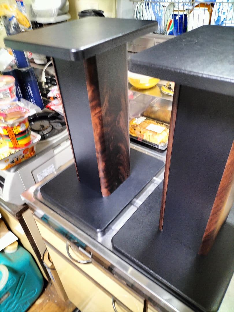 木製スピーカースタンド 2個セット