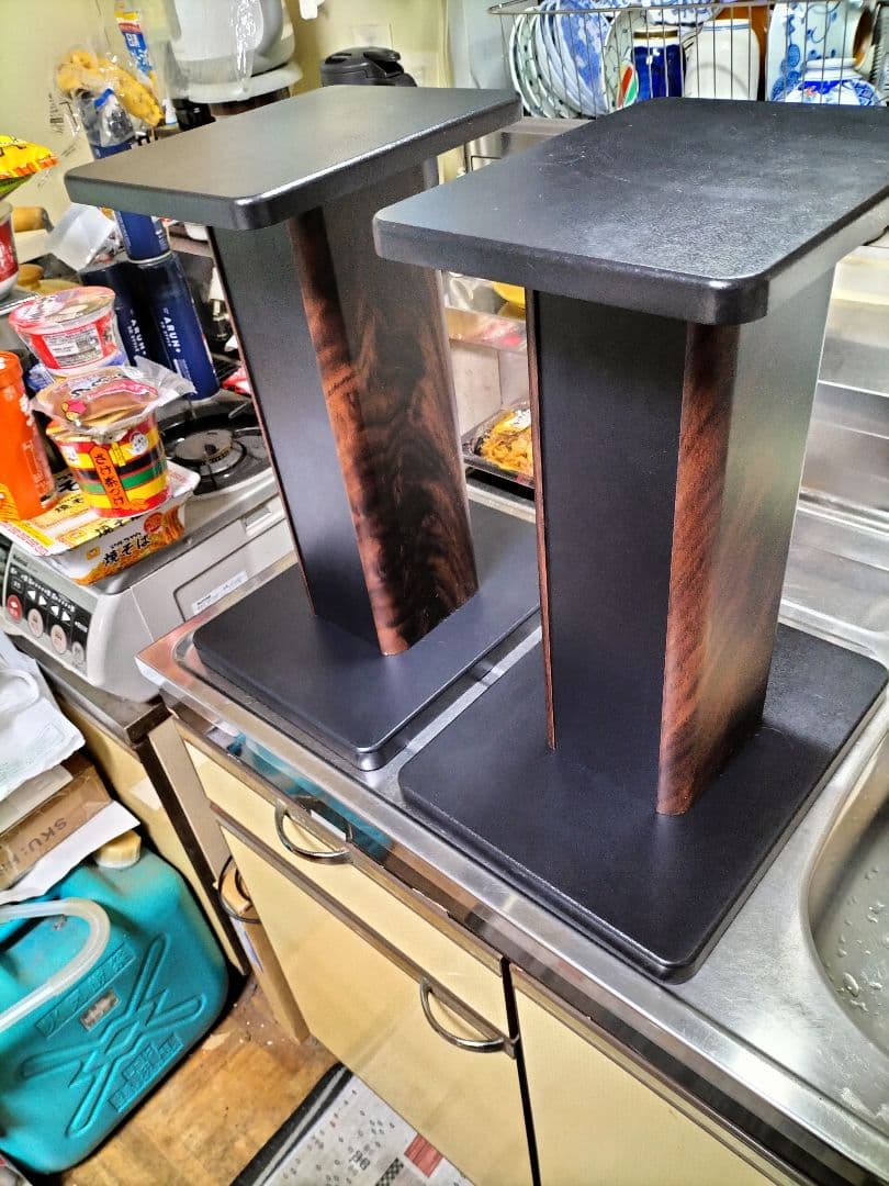 木製スピーカースタンド 2個セット