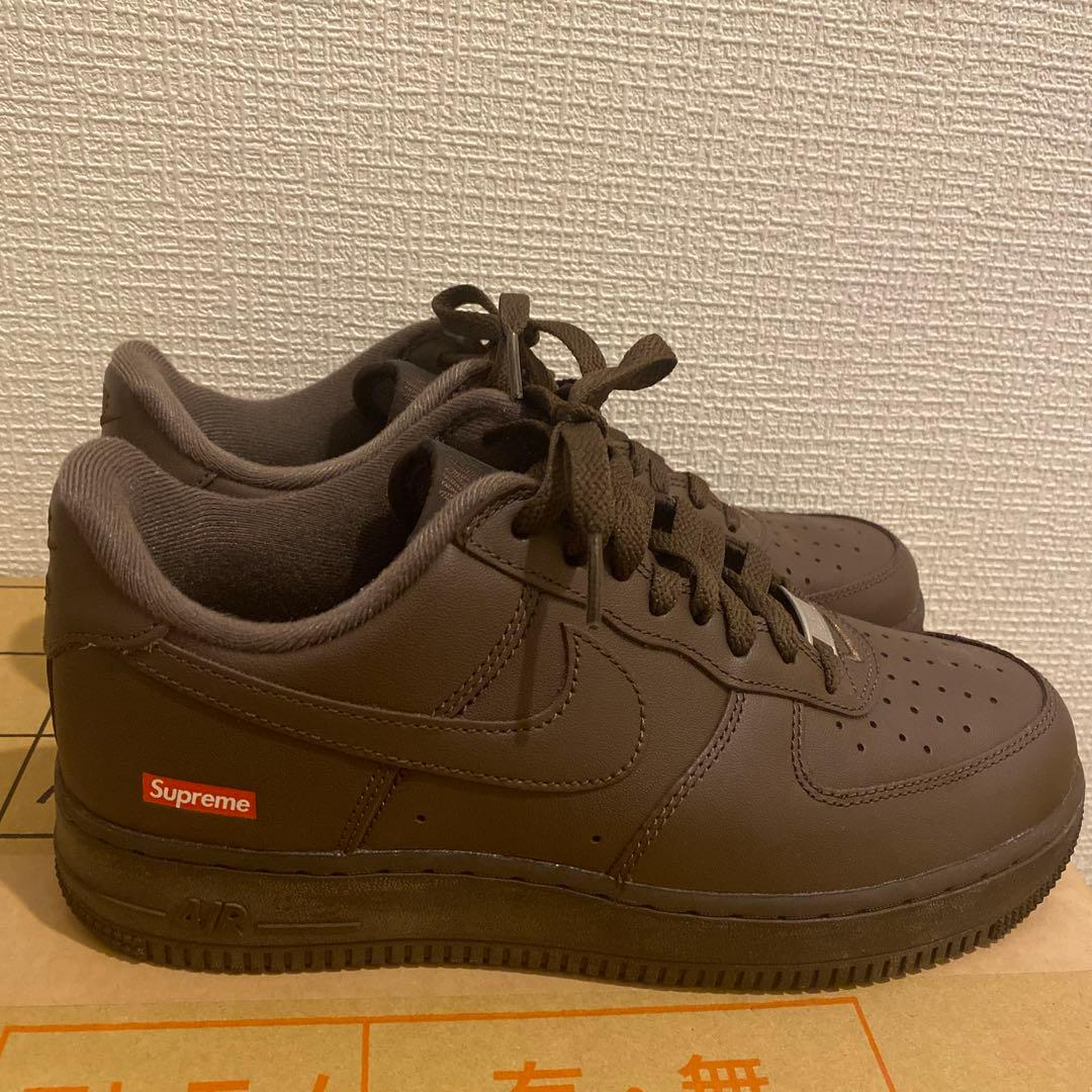 Supreme×Nike エアフォースブラウン