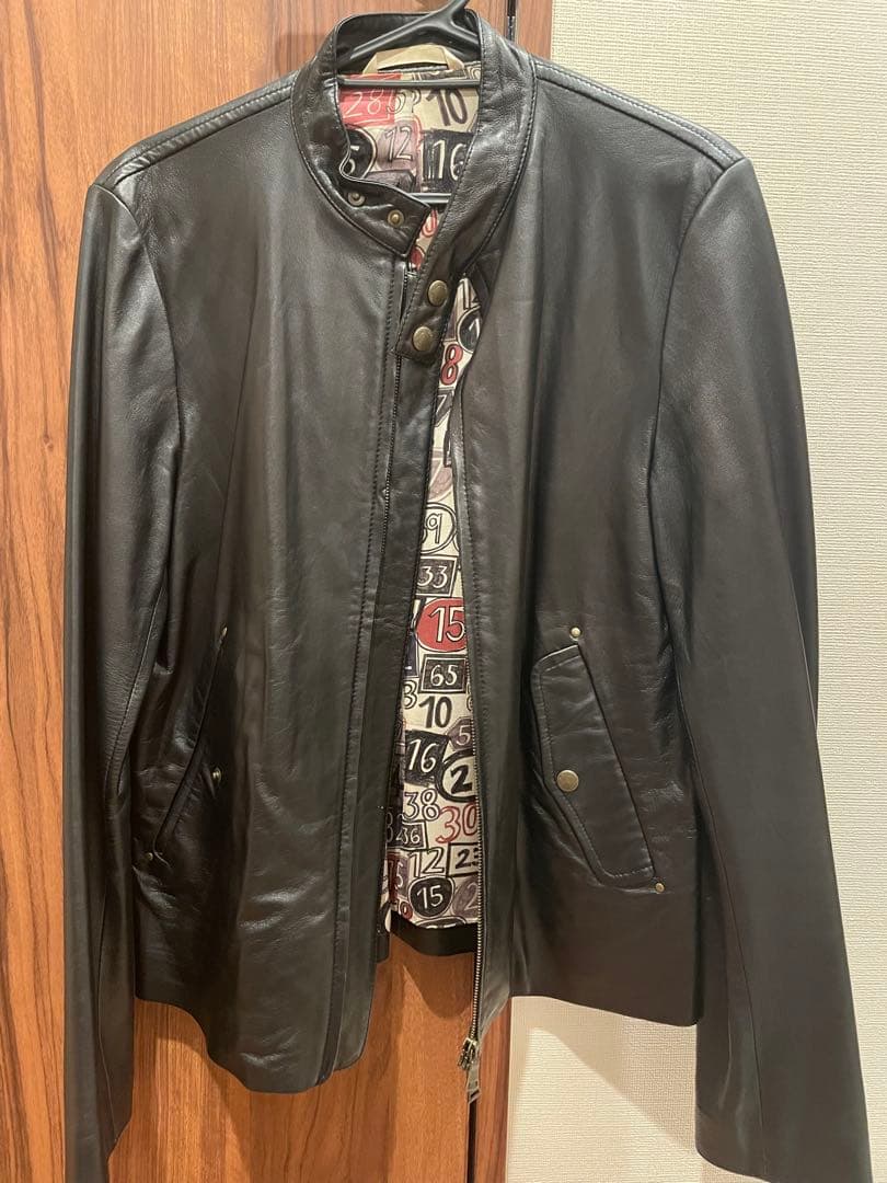 Paul Smith ポールスミス レザージャケット ラムレザー