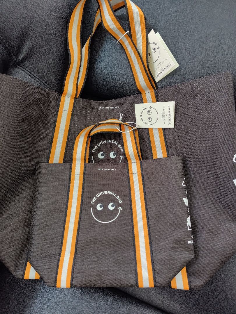 新品・未使用タグ付き　2点セットユニバーサルバッグエコバッグアニヤハインドマーチ