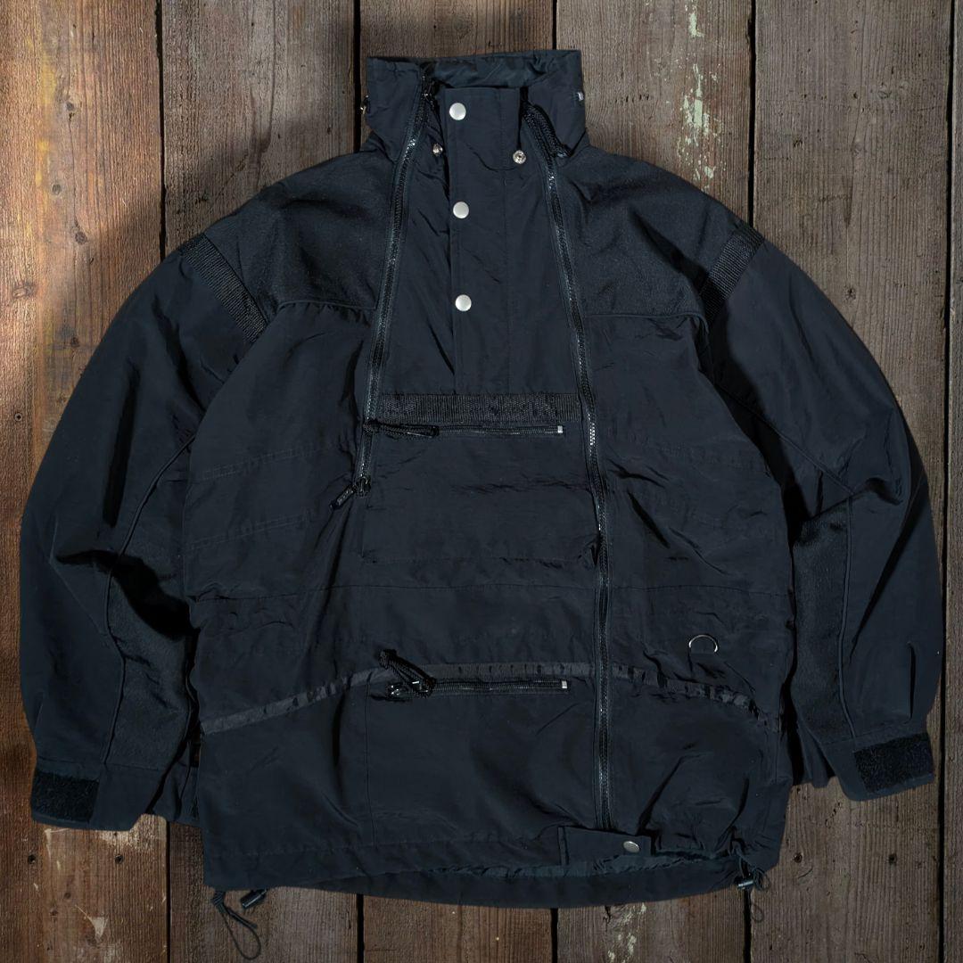 00s　テクニカルウェア　アノラックプルオーバー　多機能　ギミック　ミリタリー