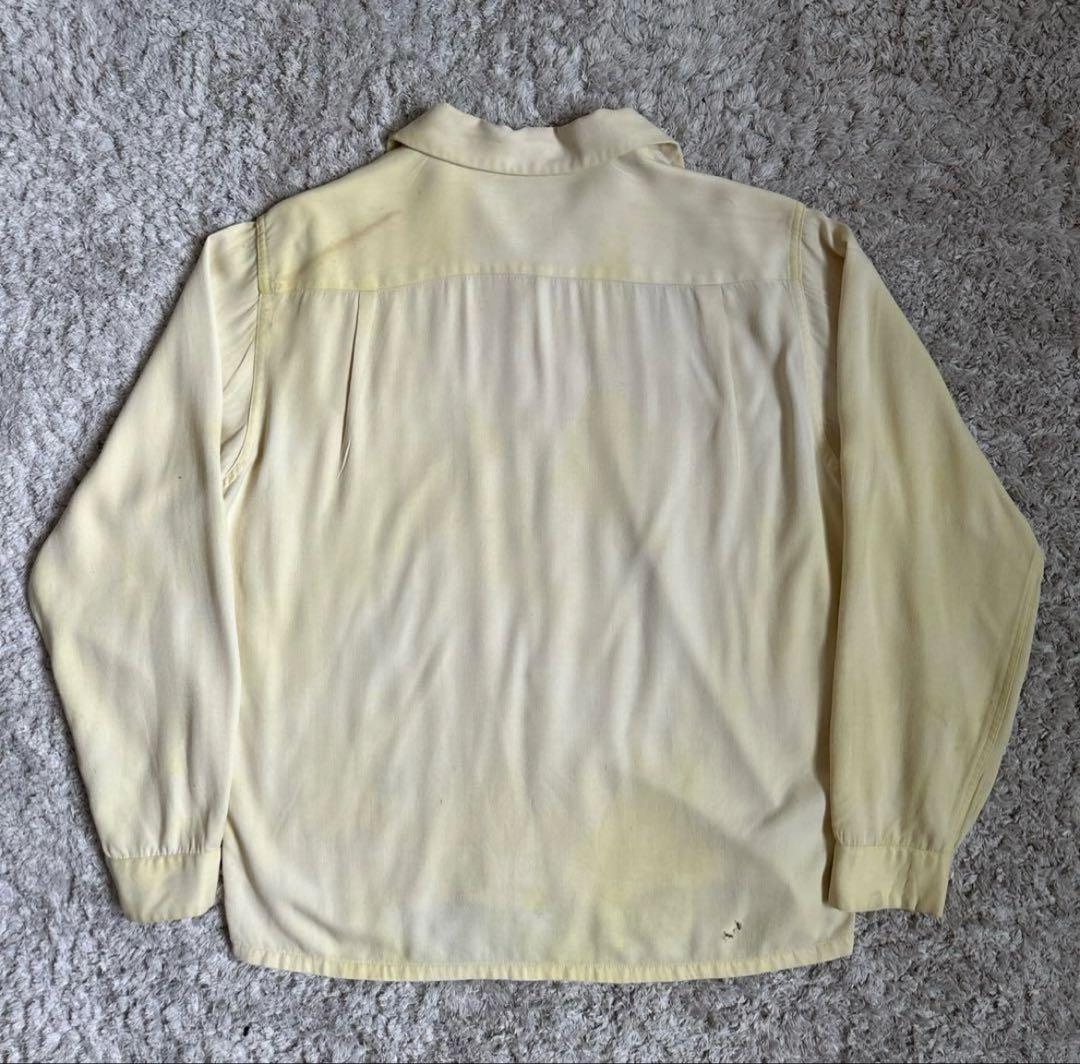 50s PURITAN レーヨンシャツ オープンカラーシャツ