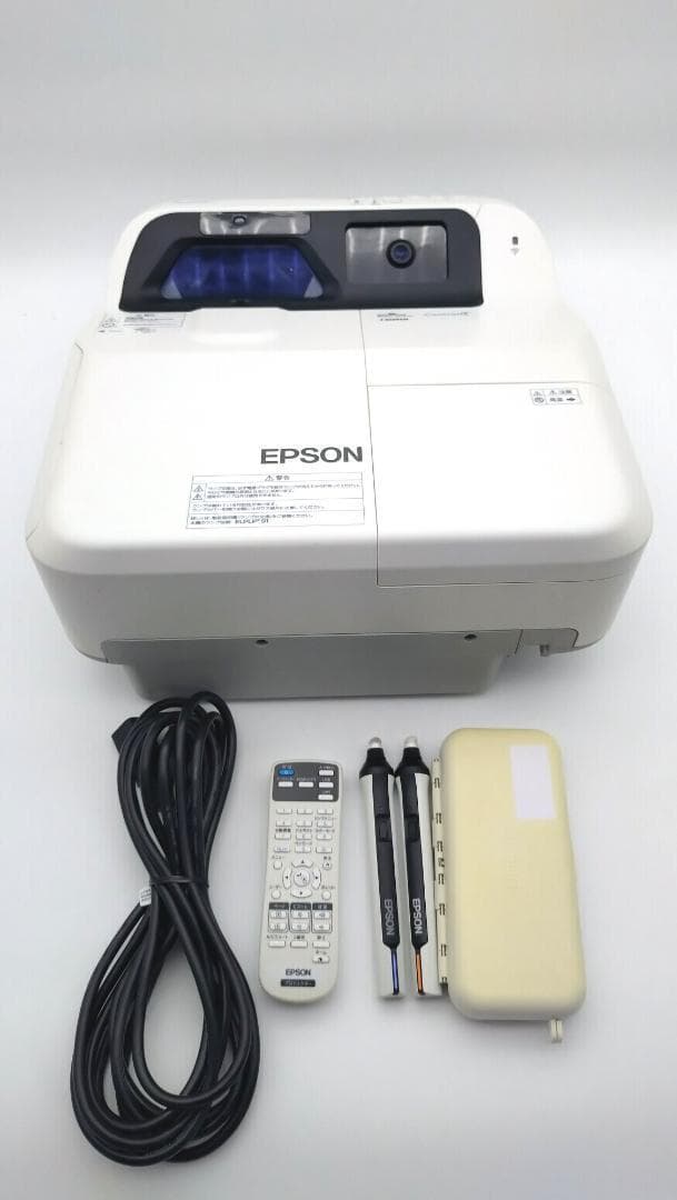 【中古品】EPSON 超短焦点プロジェクター EB-685WT　電子ペン付き
