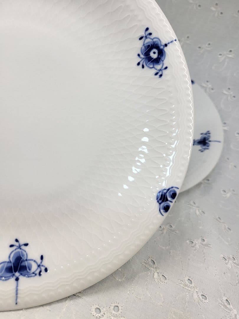 未使用✨ロイヤルコペンハーゲン ブルーパルメッテ プレート 皿 2枚