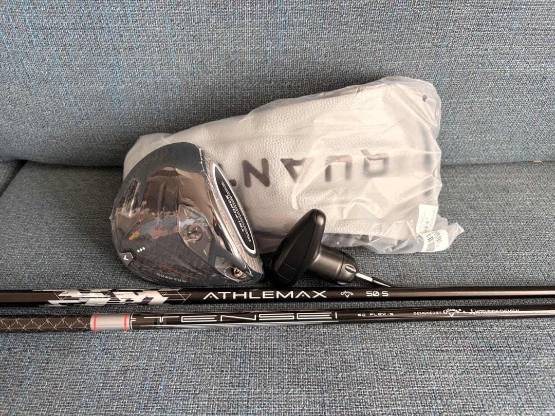 キャロウェイ クアンタム トリプルダイヤモンドMAX 9° 純正シャフト2本