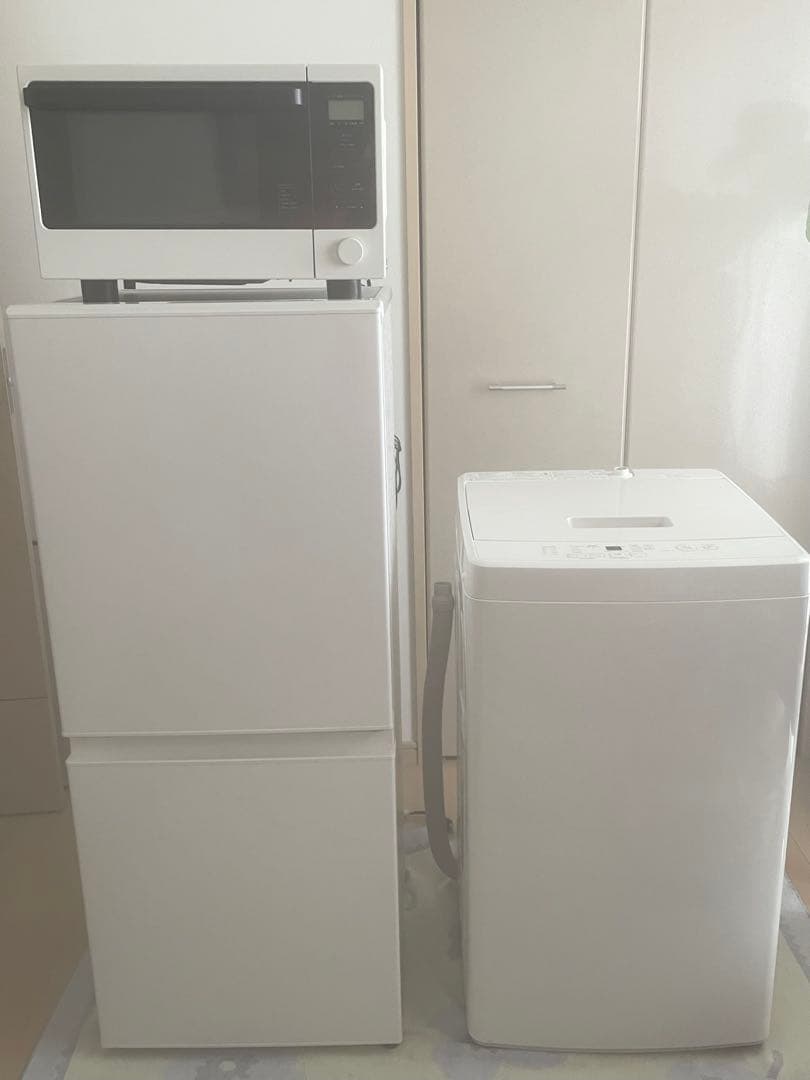 冷蔵庫/洗濯機/オープンレンジ　無印良品3点セット　引き取り限定商品