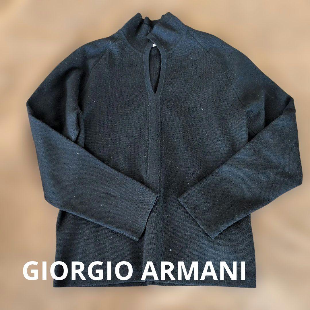 Giorgio Armani ブラックニット 52