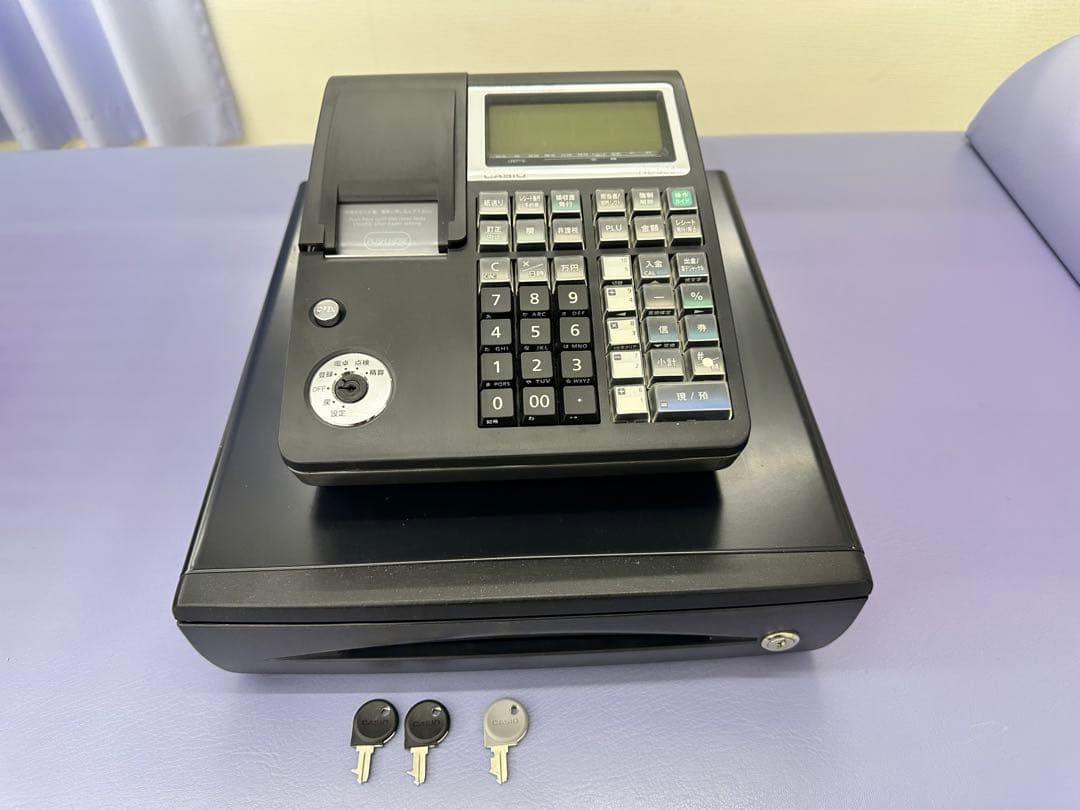 CASIO カシオ NL-300 レジスター 鍵3本付属
