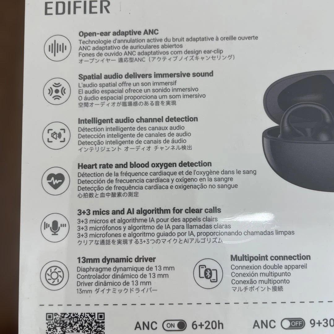 10012 Edifier LolliClip オープンイヤーイヤホン