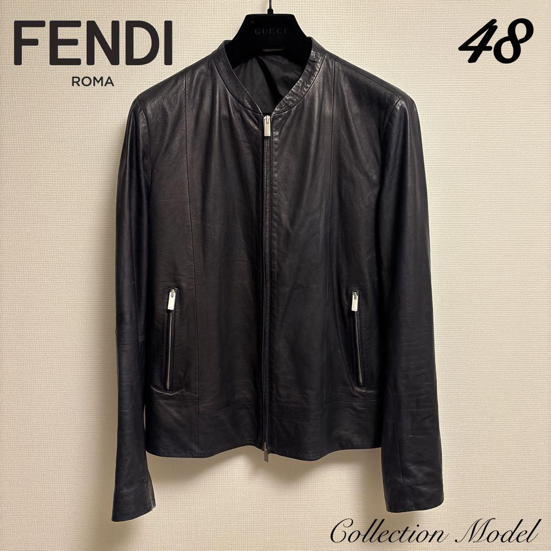 FENDI レザーライダース 48