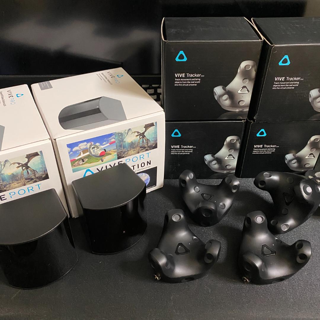 HTC VIVE トラッカー 3.0＋ベースステーション 2.0＋α セット