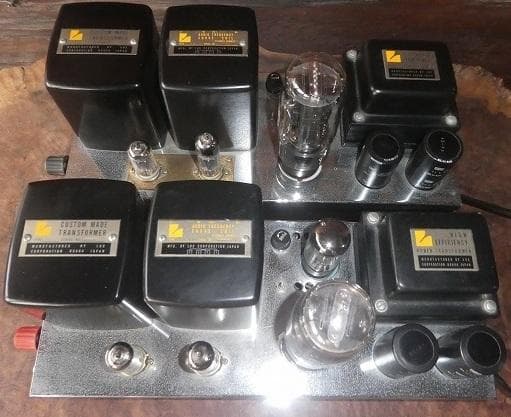 【動作品】真空管アンプ　PX25　シングルモノラル　2台セット