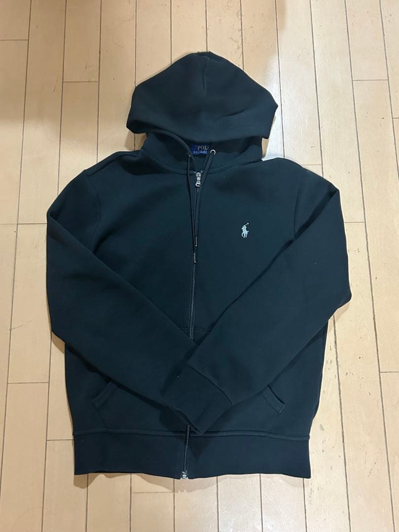 ポロラルフローレン　ジップパーカーブラック