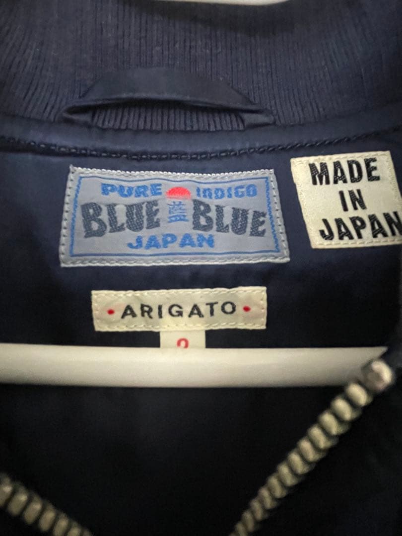 BLUE BLUE JAPAN スカジャン ネイビー