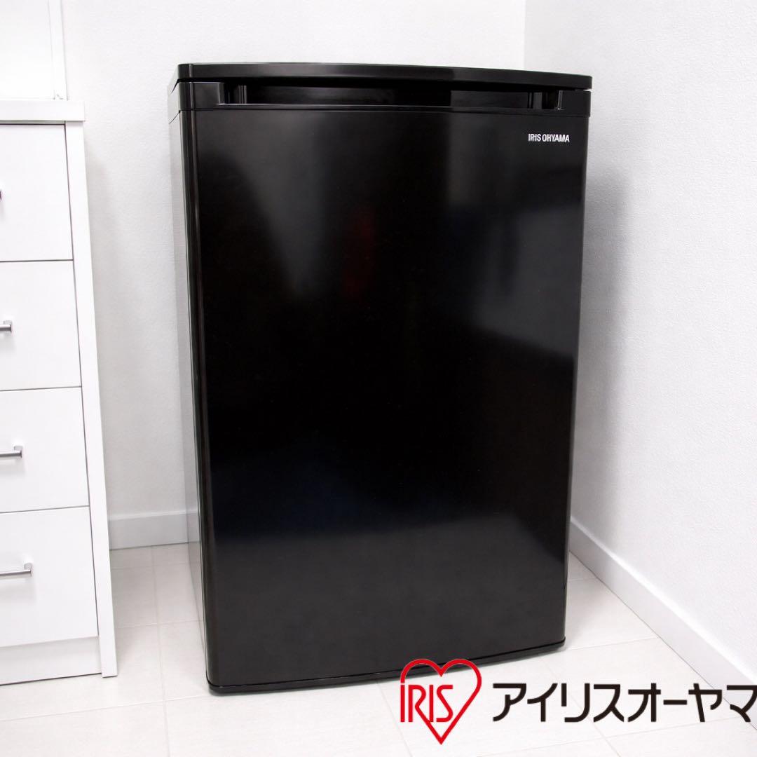 【美品】アイリスオーヤマ 2021年製 IUSD-6B 冷凍庫 60l ブラック