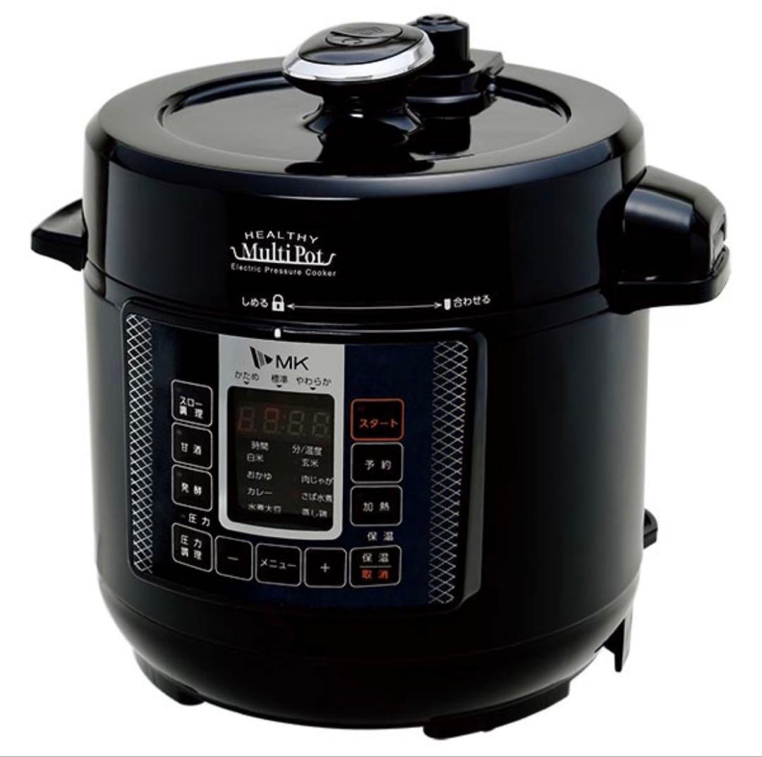 MK 電気圧力鍋 フッ素加工 6役