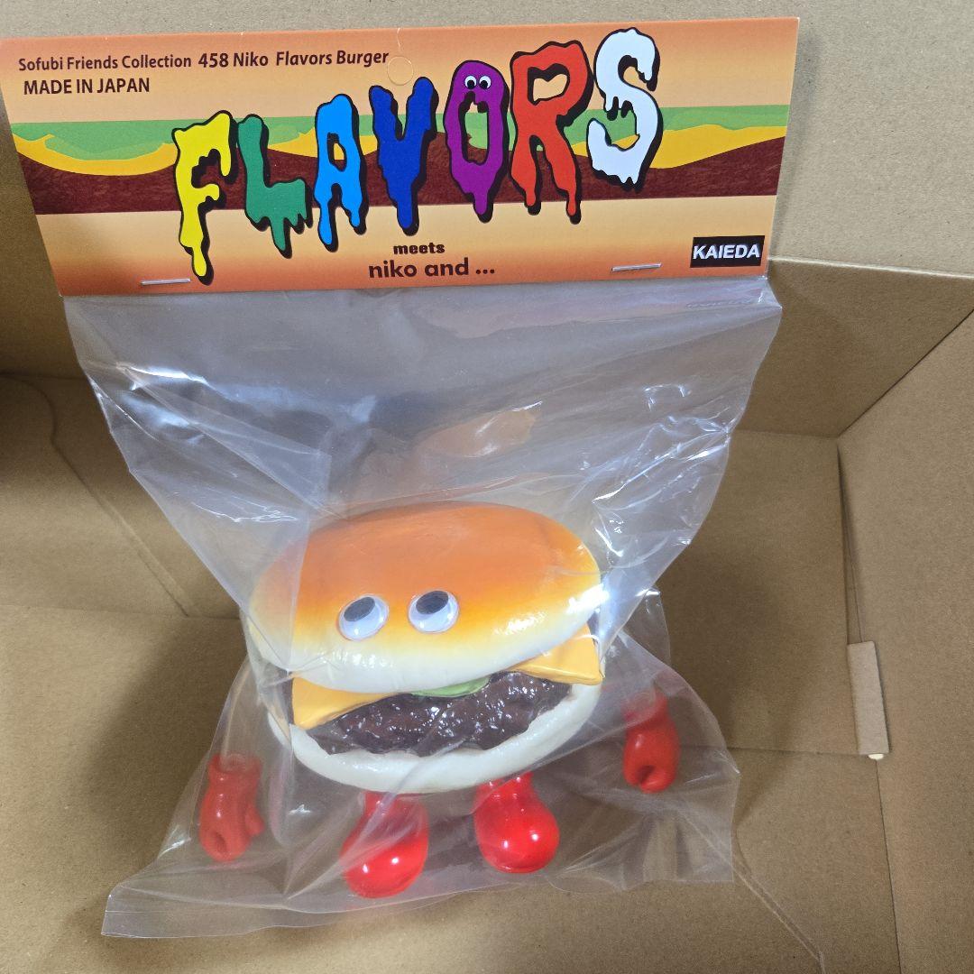 FLAVORS niko and コラボ ソフビ ハンバーガー