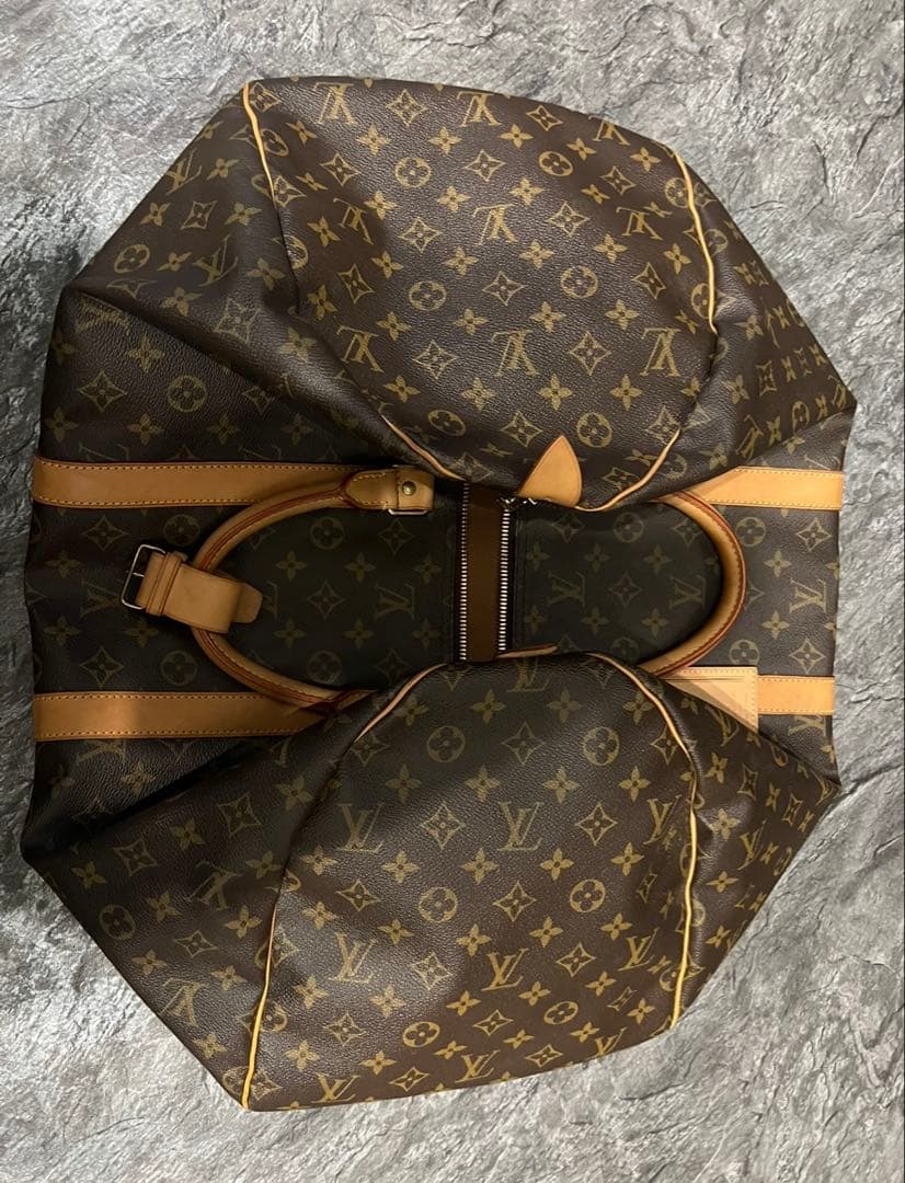 ルイヴィトンキーポル55 モノグラム トートバッグ ボストン