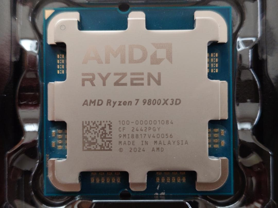 AMD Ryzen 7 9800X3D【まっちゃん専用】
