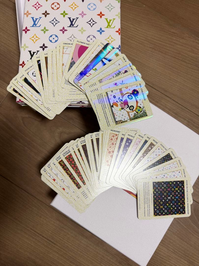 【新品】ルイヴィトン×村上隆 コラボ　トレーディングカード 50枚セット限定