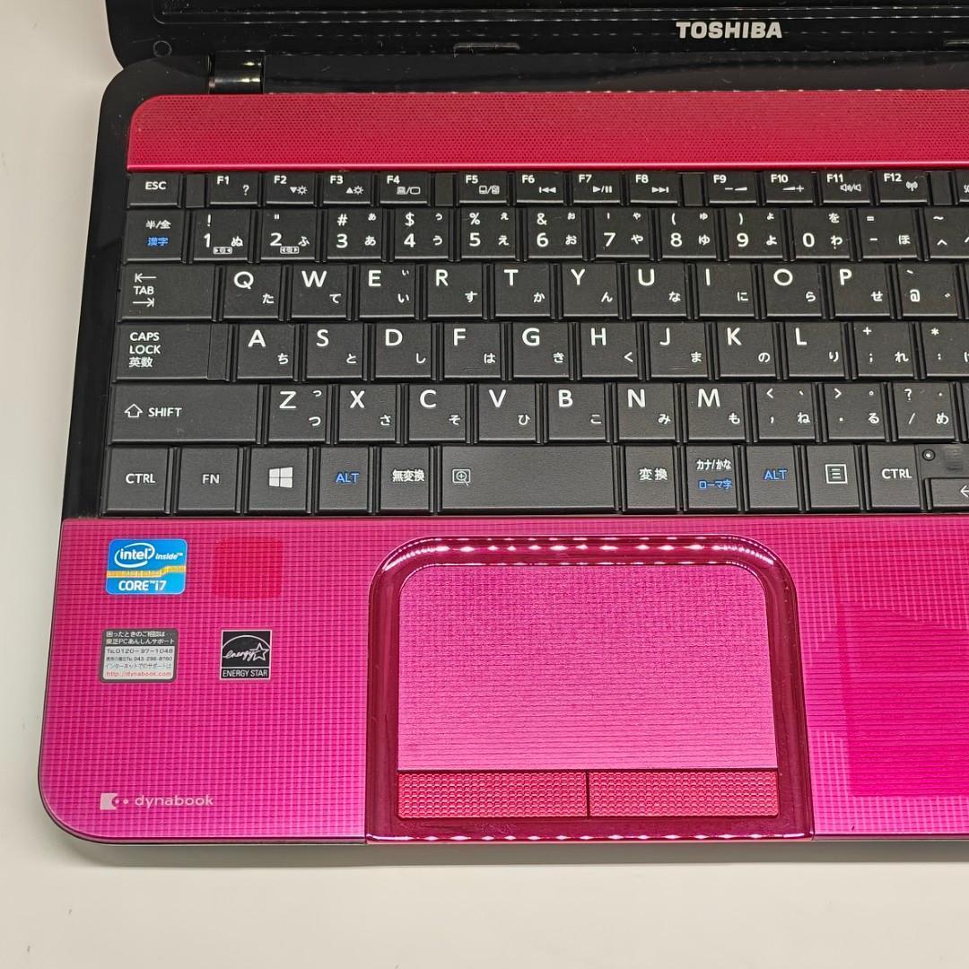 【東芝】T552 高速i7 SSD256GB 16GB ピンク ノートPC