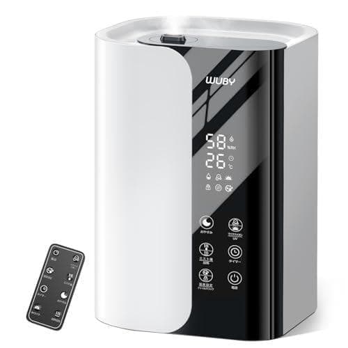 加湿器 大容量 6L 【2026年新モデル・5重除菌・加熱式】 超音波式 加po