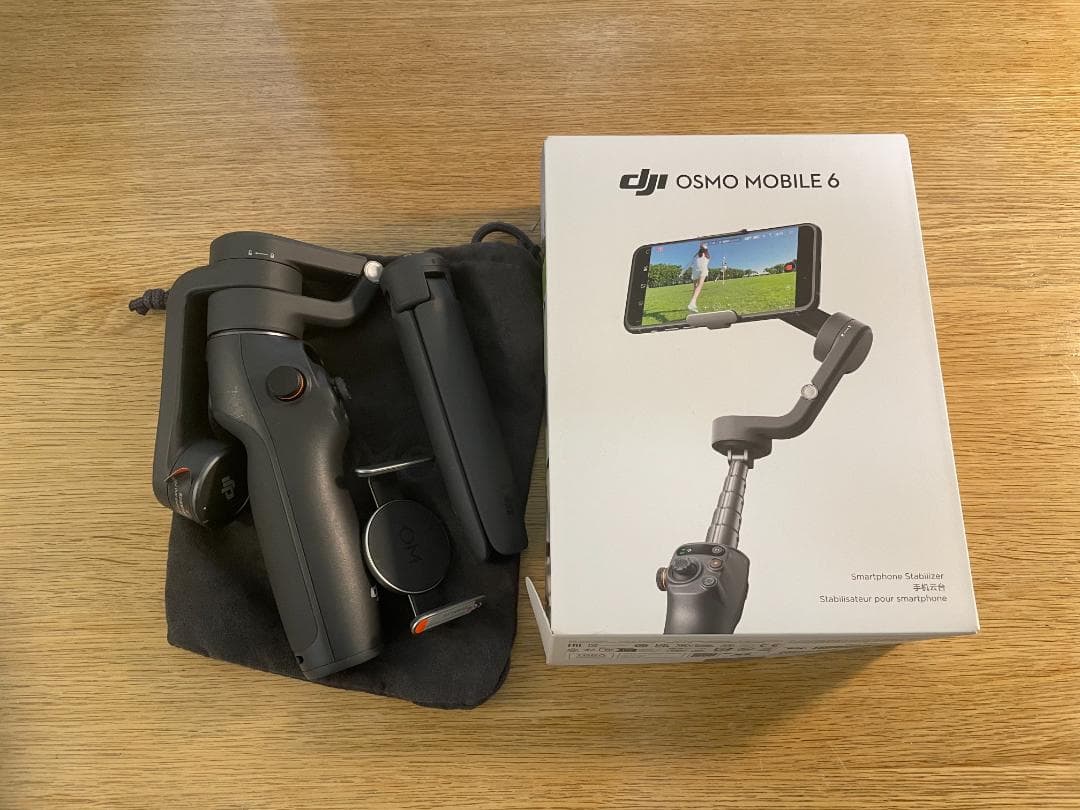【未使用に近い】DJI Osmo Mobile 6 スマホジンバル／付属品完備