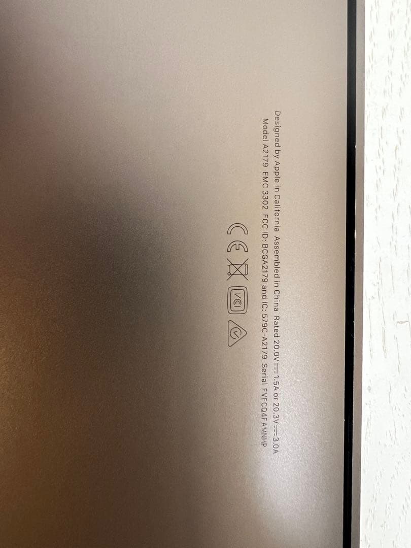 MacBook Air 13inch スペースグレー 日本語キーボード