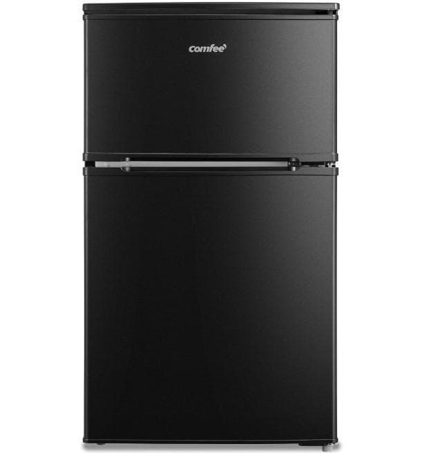 コンフィー 2ドア 冷蔵庫 90L 右開き 黒 RCT90BL(E) 送料無料