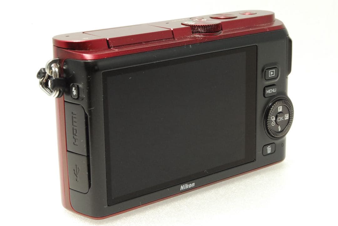 Nikon 1 J3 ❤️スマホ転送 ミラーレス 一眼レフ カメラ ニコン レッド