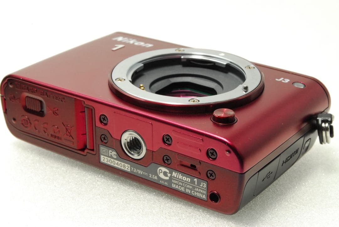 Nikon 1 J3 ❤️スマホ転送 ミラーレス 一眼レフ カメラ ニコン レッド