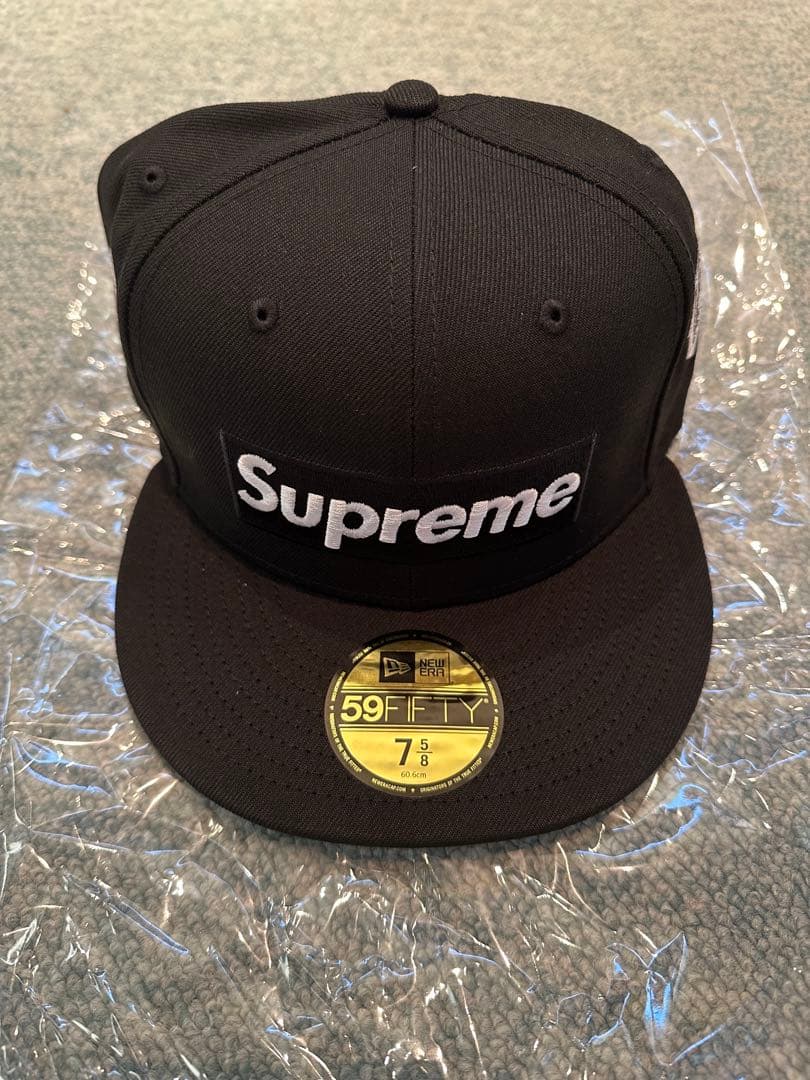 Supreme 59FIFTY ブラック 7 5/8 ニューエラ NewEra